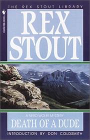 Front cover of Death of a dude by Rex Stout