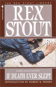 Cover of If Death Ever Slept by Rex Stout