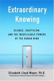 Cover of Extraordinary Knowing by Elizabeth Lloyd Mayer