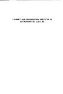 Front cover of Library and information services in astronomy III (LISA III) by Unknown
