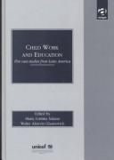 Front cover of Child work and education by María Cristina Salazar