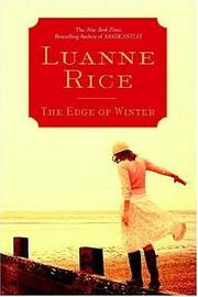 Front cover of The Edge of Winter by Luanne Rice