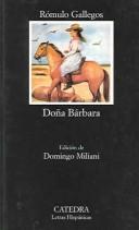 Cover of Doña Bárbara by Rómulo Gallegos