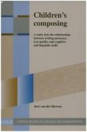 Cover of Children's composing by José van der Hoeven