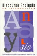 Cover of Discourse analysis by Alexandra Georgakopoulou