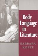 Front cover of Body language in literature by Barbara Korte