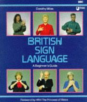 Cover of British sign language by Dorothy Miles