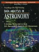 Front cover of Data analysis in astronomy by International Workshop on Data Analysis in Astronomy (5th 1996 Erice, Italy)