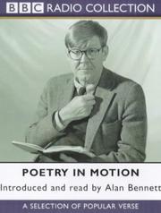 Cover of Poetry in Motion (BBC Audio Collection) by Unknown