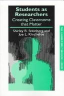Front cover of Students as researchers by Shirley Steinberg