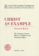 Cover of Christ as example by Soon-Gu Kwon