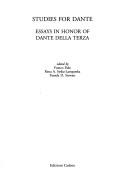 Front cover of Studies for Dante by Franco Fido