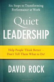 Cover of Quiet Leadership by David Rock