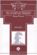 Front cover of Una lectura naturalista del teatro del absurdo by Enrique Herreras