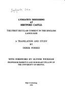 Front cover of Lydgate's disguising at Hertford Castle by John Lydgate