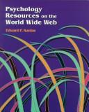 Front cover of Psychology resources on the World Wide Web by Edward P. Kardas