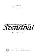 Cover of Stendhal by Michel Crouzet