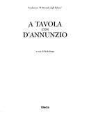Front cover of A tavola con D'Annunzio by Paola Sorge