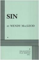 Cover of Sin by Wendy MacLeod