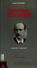 Cover of Variations sur l'affaire by André Galabru