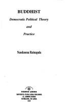 Front cover of Buddhist democratic political theory and practice by Nandasēna Ratnapāla