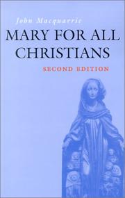 Front cover of Mary for All Christians by John MacQuarrie