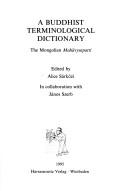 Cover of A Buddhist terminological dictionary by Alice Sárközi