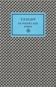 Front cover of Essays on poetry and poets by T. S. Eliot