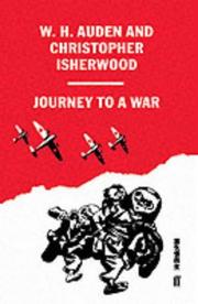 Front cover of Journey to a war by W. H. Auden