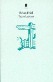 Cover of Translations by Brian Friel