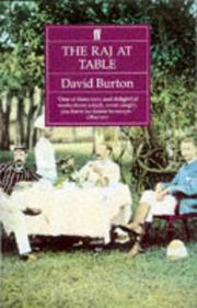 Front cover of The Raj at table by David Burton