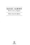 Cover of Rafael Alberti by Rafael Alberti