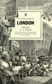 Cover of The Faber book of London by A.N. Wilson