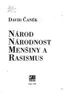Front cover of Národ, národnost, menšiny a rasismus by David Čaněk