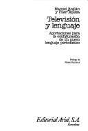 Cover of Televisión y lenguaje by Manuel Roglán