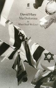 Cover of Via Dolorosa and When Shall We Live by Hare, David