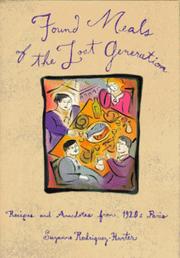 Front cover of Found meals of the lost generation by Suzanne Rodriguez