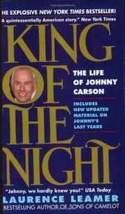Front cover of King of the night by Laurence Leamer
