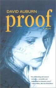Cover of Proof by David Auburn