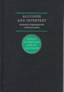 Cover of Allusion and intertext by Stephen Hinds