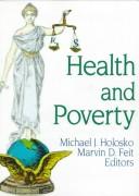 Front cover of Health and poverty by Michael J. Holosko
