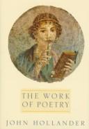 Front cover of The work of poetry by John Hollander