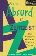 Front cover of From absurd to Zeitgeist by Kathleen Morner