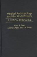 Cover of Medical anthropology and the world system by Hans A. Baer