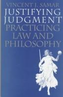 Cover of Justifying judgment by Vincent Joseph Samar