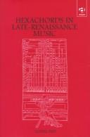 Front cover of Hexachords in late-renaissance music by Lionel Pike