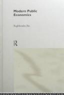Front cover of Modern public economics by Raghbendra Jha
