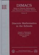 Front cover of Discrete mathematics in the schools by Fred S. Roberts