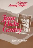 Cover of Jane Hicks Gentry by Betty N. Smith