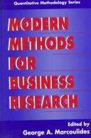 Front cover of Modern methods for business research by George A. Marcoulides
